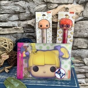 Rugrats x Funko Pop Eyeshadow Palette Angelica Tommy Chuckie Lip Gloss Set New